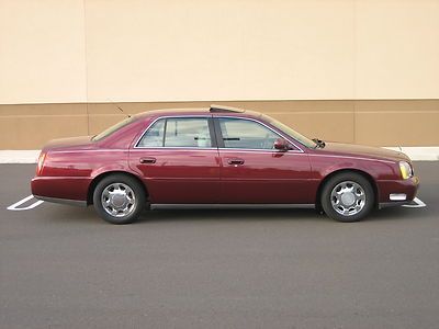 2000 cadillac deville non smoker low miles two owner clean must sell no reserve!