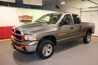 2005 dodge ram slt quad cab 4x4 gray chrome alloy wheels cloth 4.7l v8