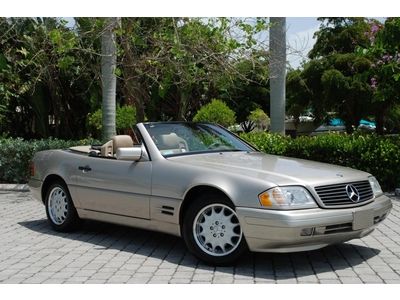 1998 mercedes-benz sl class sl500 roadster low mileage hard top bose