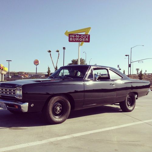 1968 plymouth roadrunner all black rare