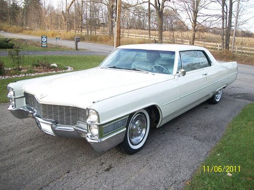 1965 cadilac coupe deville - all original - classic - no rust - beautiful car