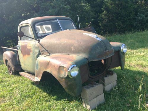 1949-53 chevrolet pickup trucks, project or use for parts