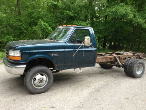 1997 ford f350xl 4x4 7.5l/460 gas auto a/c   no reserve auction!!!