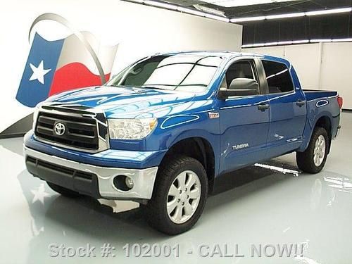 2010 toyota tundra crewmax 4x4 leather 20" wheels 44k texas direct auto