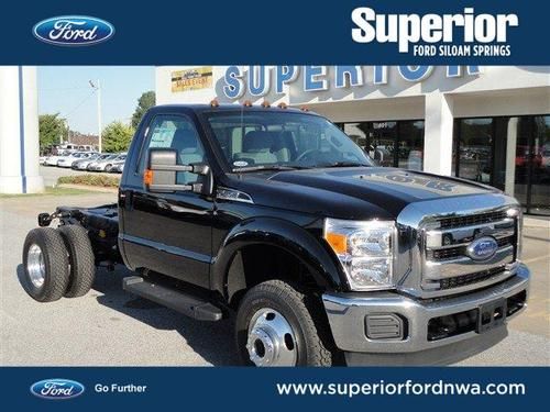 2012 new ford f-350 4x4 regular chassis cab with 6.2l gas engine