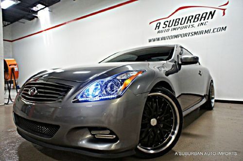 2008 infiniti g37 coupe aero sport pkg 20" rims auto upgrades clean history wow