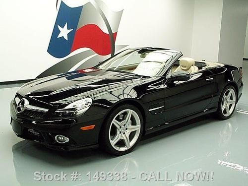 2009 mercedes-benz sl550 roadster nav climate seats 14k texas direct auto