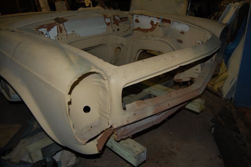 1968 Mercedes Benz 280sl Body Shell on Rolling Cart, US $6,500.00, image 7