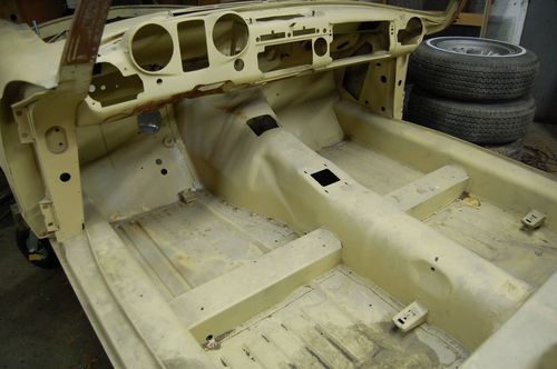 1968 Mercedes Benz 280sl Body Shell on Rolling Cart, US $6,500.00, image 9