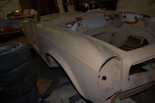 1968 Mercedes Benz 280sl Body Shell on Rolling Cart, US $6,500.00, image 18
