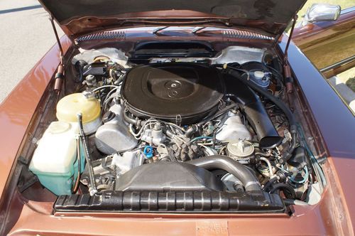 1978 mercedes-benz 450sl roadster 'milan brown metallic' color