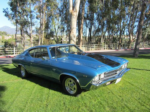 1969 chevrolet :ss chevelle (restored as ss) 484/600 hp eng.new paint, interior