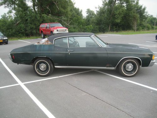 1972 chevelle malibu numbers matching, runs fine