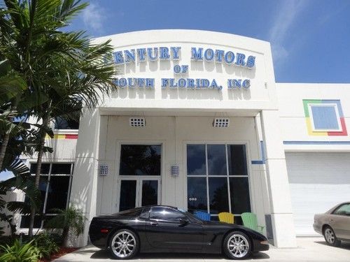 1999 chevrolet corvette 2dr cpe removable glass top leather low miles