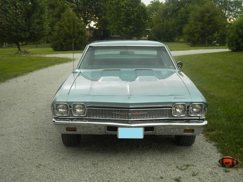 1968 chevelle, blue with custom flames, low original miles