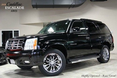 2005 cadillac escalade suv select edition navigation chrome wheels sunroof wow$$