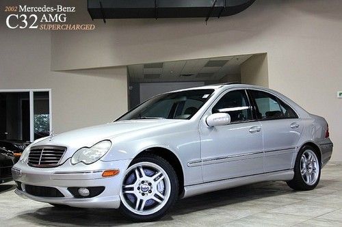 2002 mercedes benz c32 amg heated seats supercharged moonroof  6 disk cd changer