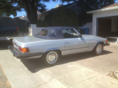 Mercedez-benz 450sl convertible: hard top and soft top