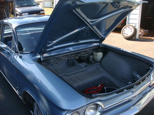 1964 powder blue chevy corvair monza 2 dr, super clean: she's a beauty!
