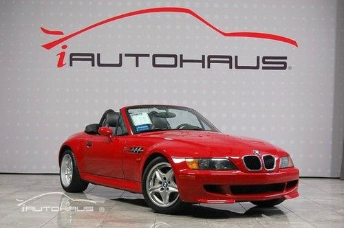Roadster m motorsport leather premium sound 5 spd manual low miles imola red