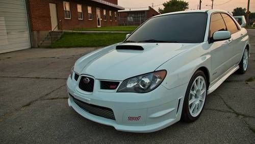 2006 subaru impreza wrx sti aspen white low miles 460hp