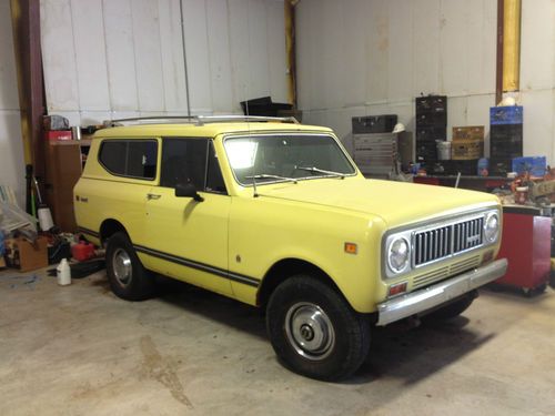 1972 international scout ii base 5.7l