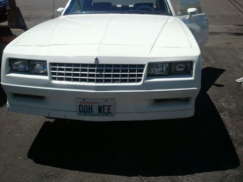 1985 chevrolet monte carlo ss coupe 2-door 5.0l