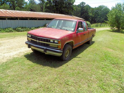 1988 chevrolet scottsdale 4 wheel drive extended cab pickup