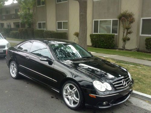 2003 mercedes benz clk500 black 2-door coupe, excellent condition