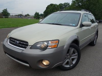 Subaru legacy outback 3.0 awd l.l bean leather sunroof autocheck no reserve