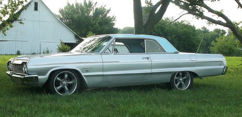 1964 chevrolet impala ss silver small block tuned port