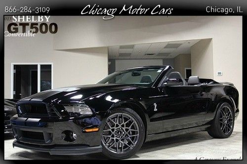 2013 ford mustang shelby gt500 convertible triple black only 1k miles hardloaded