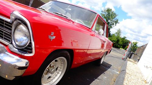 1967 chevy ii nova 2 door automatic v8 hot rod runs great no reserve