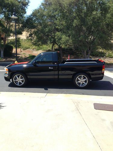 Gmc sierra regency rst truck, foose wheels,leather,black paint,20" wheels,320 hp