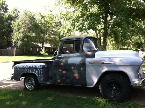 1957 CHEVY TRUCK, SHORTBED STEP SIDE RAT ROD 383 CI, US $9,500.00, image 9