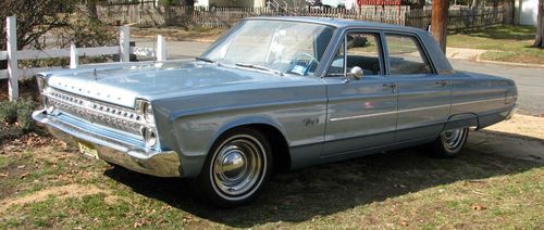 1965 plymouth fury i sedan -- slant 6