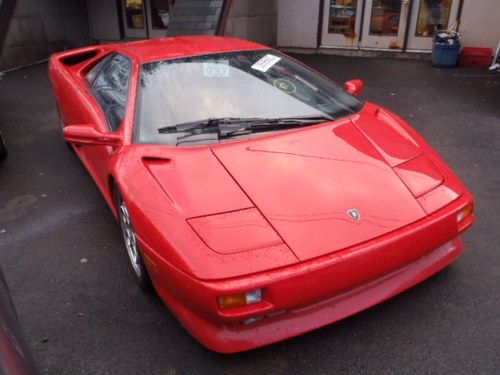 1993 lamborghini diablo, authentic red on black chance of a lifetime.