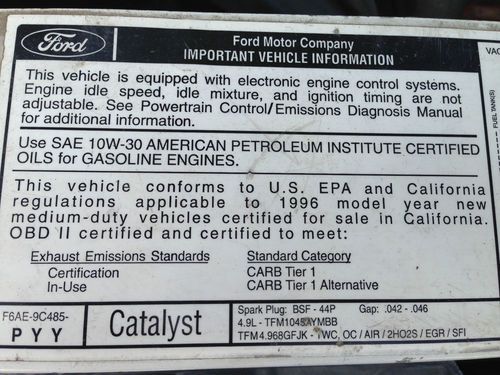 1996 Ford E-350 Extended Cargo Van Bin Package - Ready to Work! Good Value, US $3,900.00, image 16