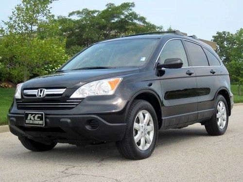 Cr-v ex-l awd leather heated seats sunroof 6 disc changer all power 17" alloys