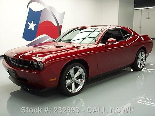 2010 dodge challenger se auto leather spoiler 20's 15k texas direct auto