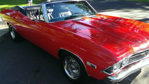 Very rare 1968 true ss chevelle convertible, 5 year restore,4spd, 12bolt posi