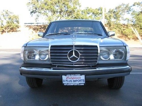 1984 mercedes-benz 300 turbodiesel automatic 4-door sedan