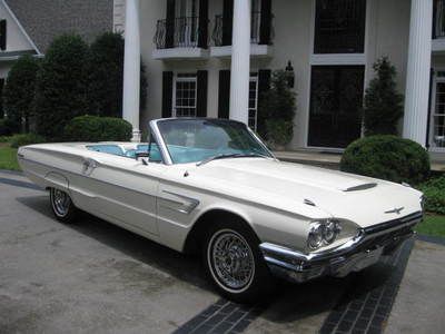 1965 t'bird, $47k restoration, rare factory a/c