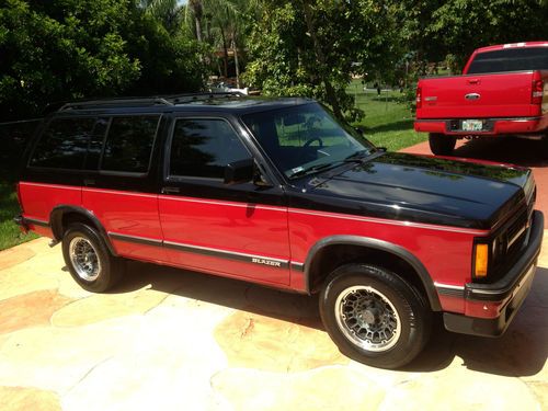 1991 chevrolet s10 blazer - chevy - low miles - one owner - garage kept - mint -