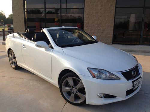 2010 lexus is250 c convertible 2-door 2.5l