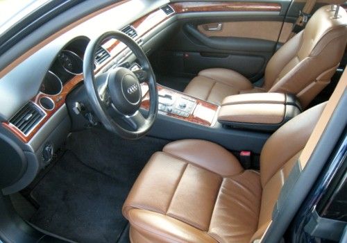 2005 Audi A8 V8 4.2L DOHC 40V BLUE LEATHER CLEAN LOADED SUNROOF CLEAN CAR FAX, image 2