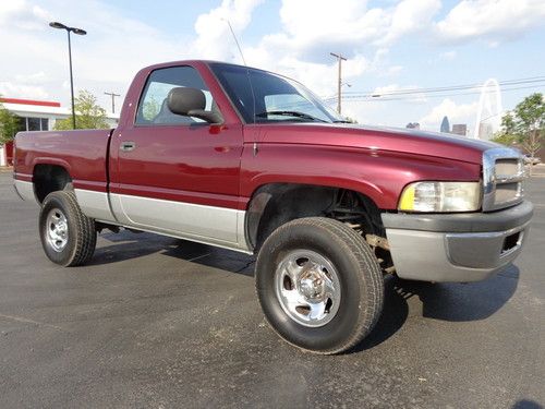 Rust free 01 dodge ram 1500 4x4 single cab low miles runs great good tires