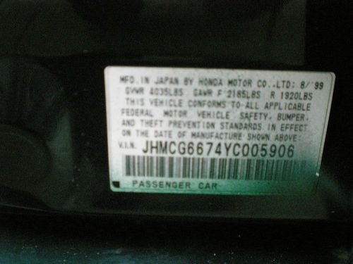 2000 Honda Accord EX Sedan 4-Door 2.3L, image 19