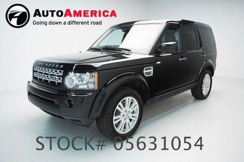 15k low miles 2012 land rover lr4 black with black leather nav loaded roof