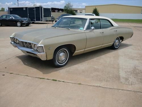 1967 chevy caprice, 327 v8, 4bbl, auto, "no reserve", same family since new!